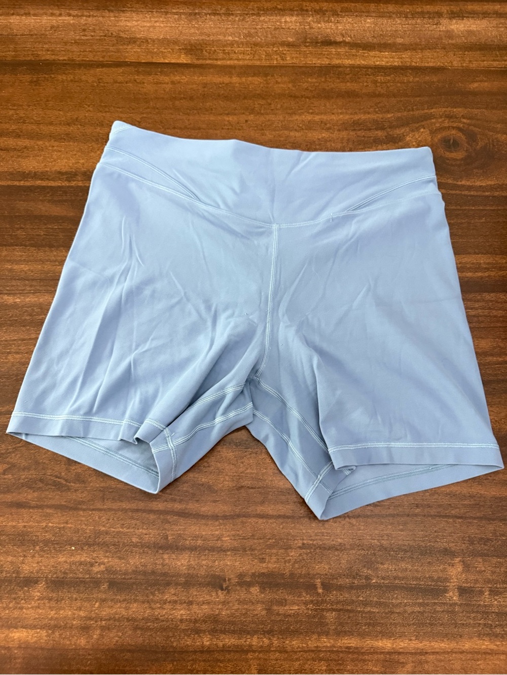 lululemon athletica Light Blue Bike Shorts